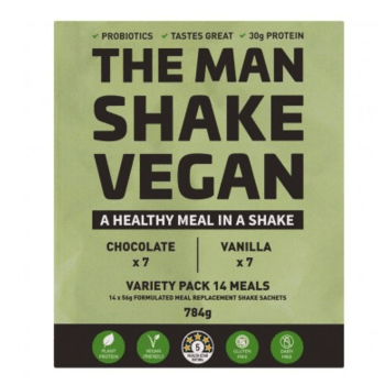 The Man Shake Vegan Variety Box 14 Pack