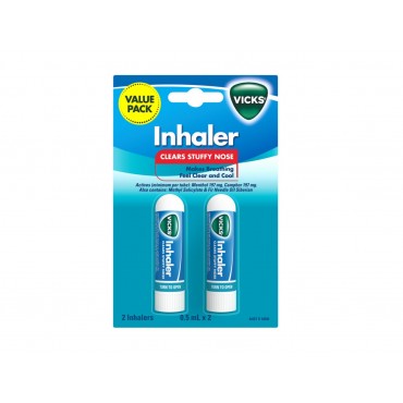 Vicks Nasal Decongestant Inhaler Twin Pack